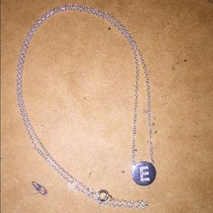 E Initial Necklace